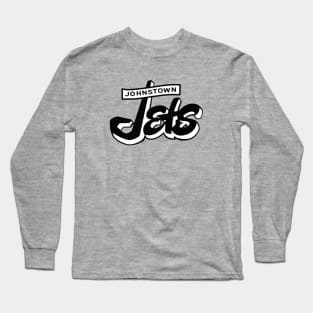 Defunct Johnstown Jets NAHL Hockey 1977 Long Sleeve T-Shirt